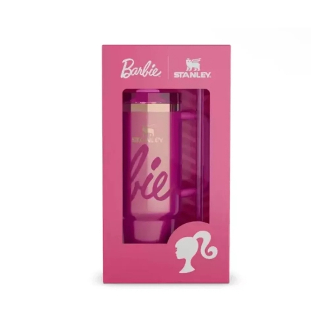 🐰BARBIE X STANLEY40oz ICON QUENCHER LIMITED EDITON. NEW In Box. GENUINE STANLEY - Picture 3 of 8